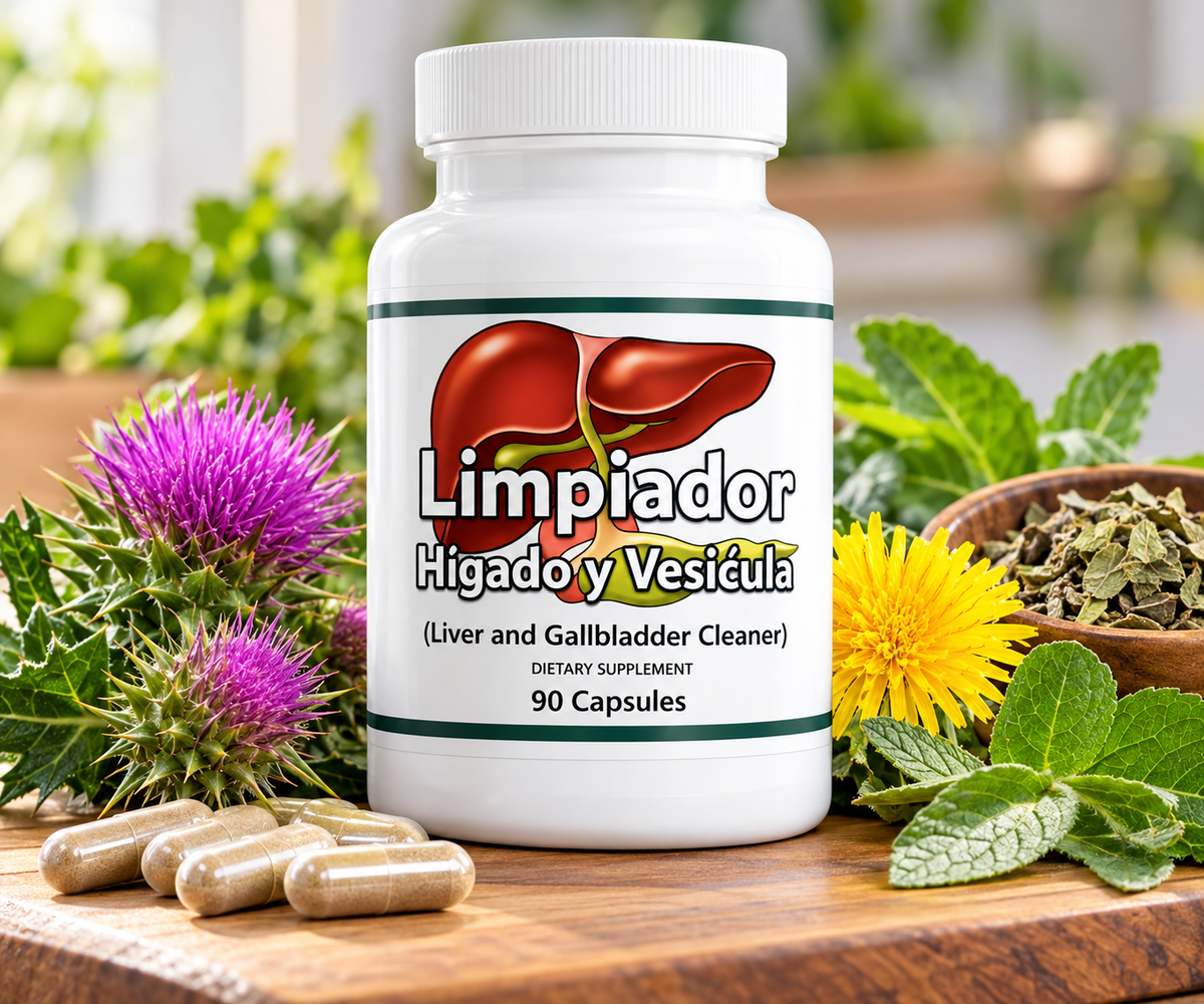 🌿 Limpiador de Hígado y Vesícula – 90 Cápsulas