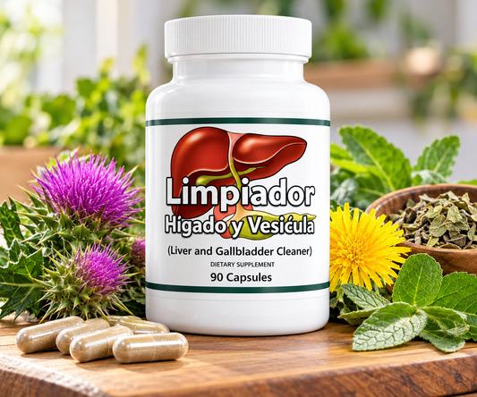 🌿 Limpiador de Hígado y Vesícula – 90 Cápsulas